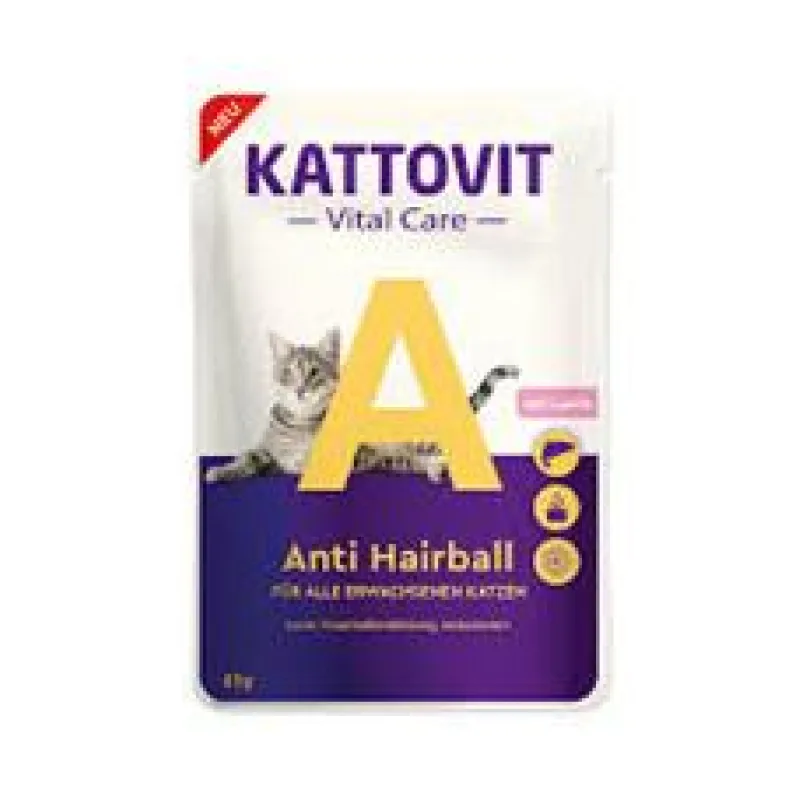 Kattovit Cat Vital Care Anti Hairball losos kapsa 85g