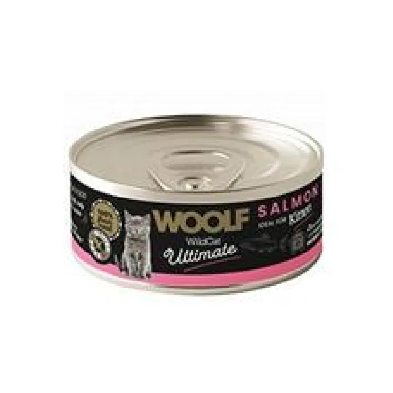 WOOLF Wildcat Ultimate konz Kitten Salmon pate 85g