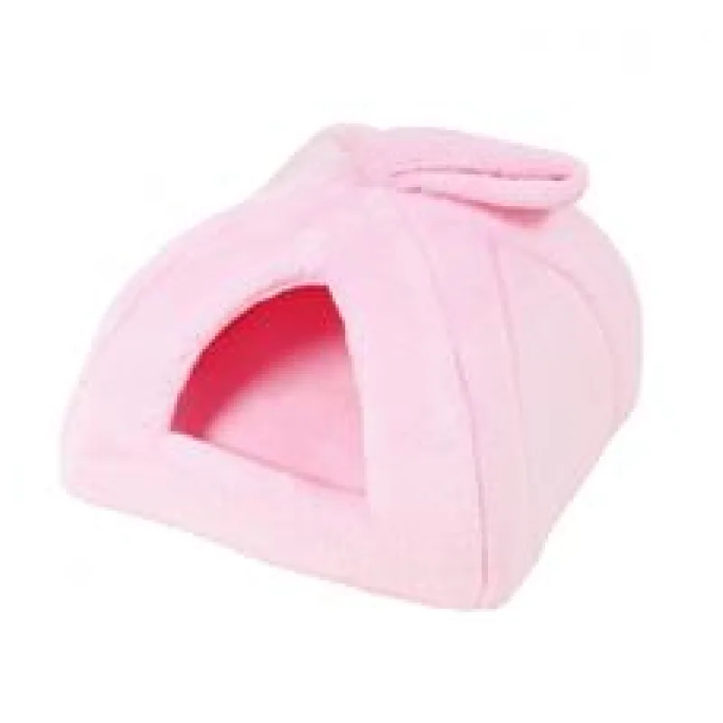 Pelech domek iglů 35x35cm sv. Růžová 1 ks