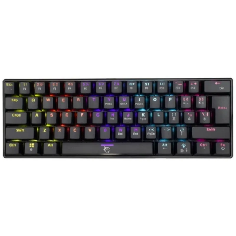 White Shark Mechanical gaming keyboard SHINOBI 2, US, blue switch, black…