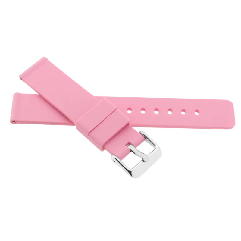 JVD Unisex růžlový gumový řemínek na hodinky R42520/18