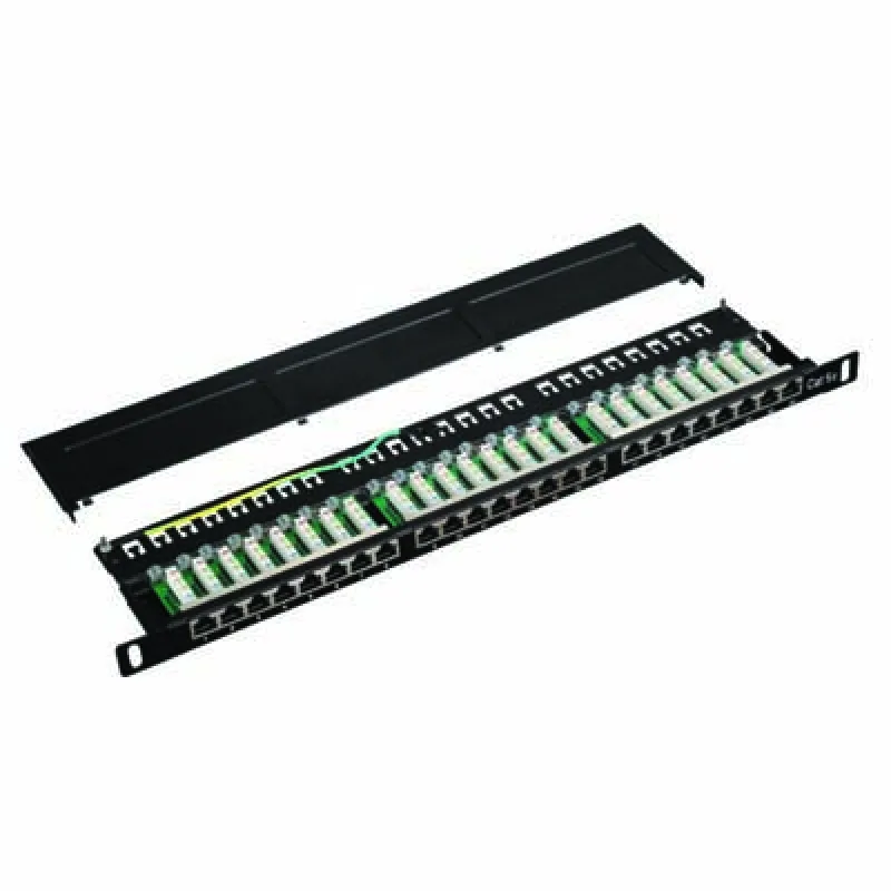 DATACOM Patch panel 19" STP 24 port CAT5E LSA 0, 5U 3105
