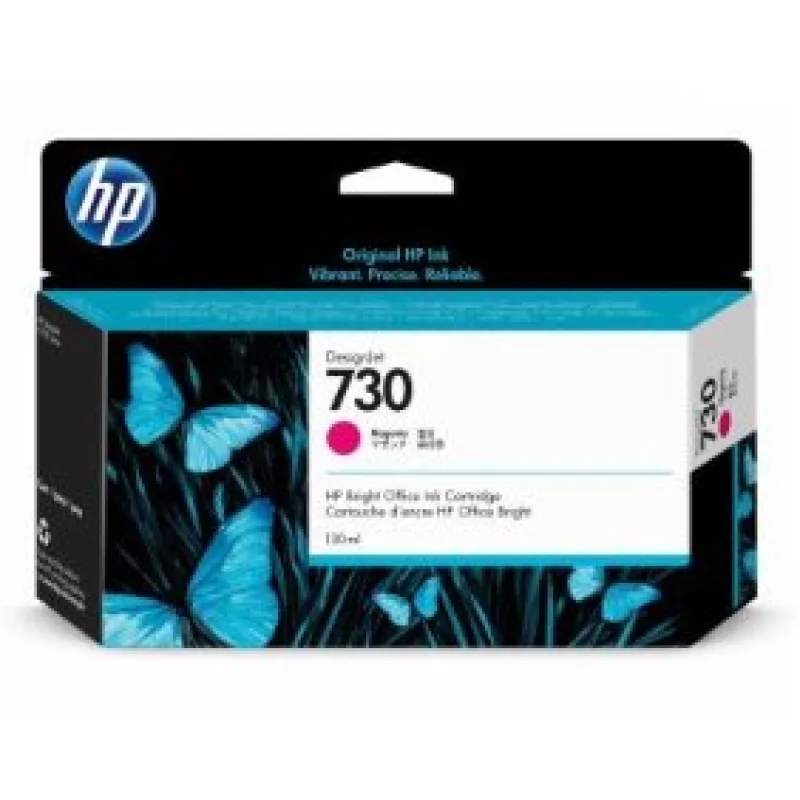 HP 730 130-ml Magenta DesignJet Ink Cartridge P2V63A
