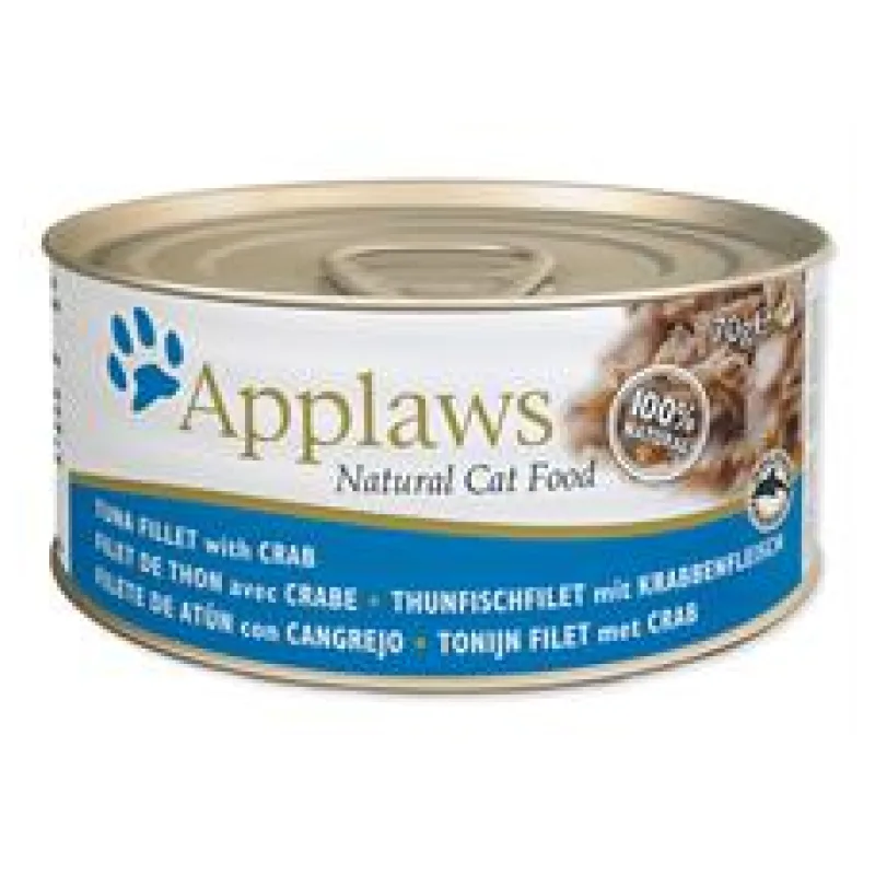 Konzerva APPLAWS Cat Tuna & Crab 70 g