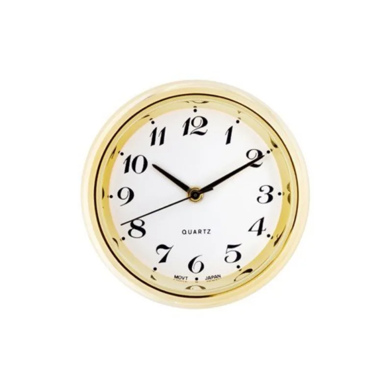 MPM Vestavné hodiny 35 mm - zlaté, arabské číslice 550/4173-10 E22.4793.002046