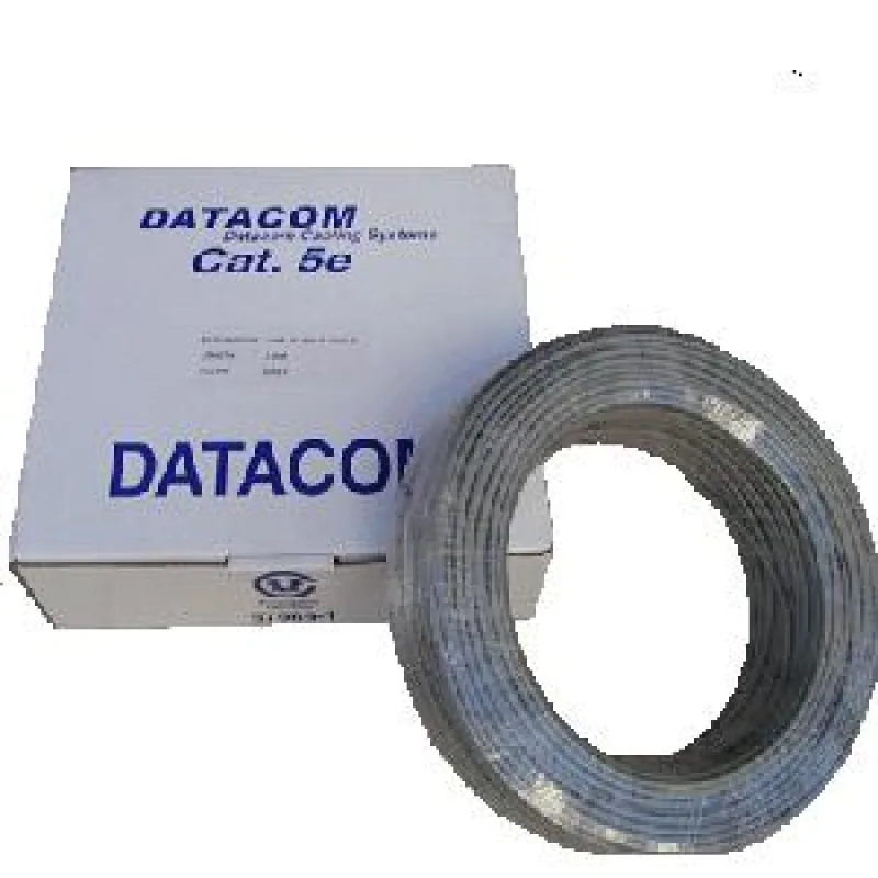 DATACOM UTP drôt cat5e bal.100m šedý 1101