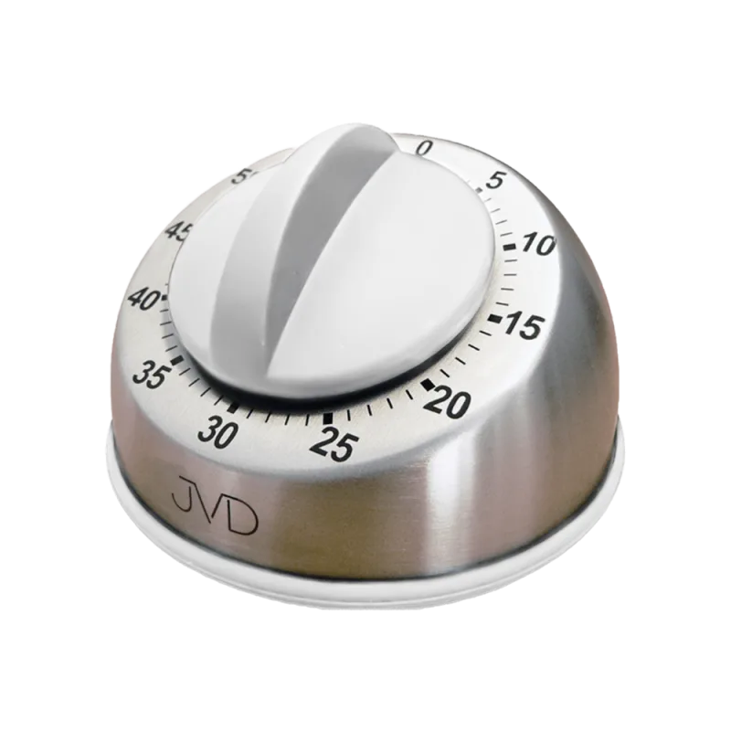 JVD Mechanická stříbrná kovová minutka JVD DM83.1