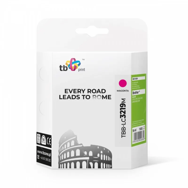 Ink. kazeta TB kompat. s Brother MFC-J5330DW, Magenta, TBB-LC3219M TBB…