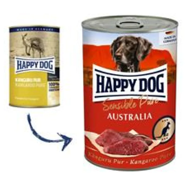 Happy dog Pur Australia Klokaní 400g