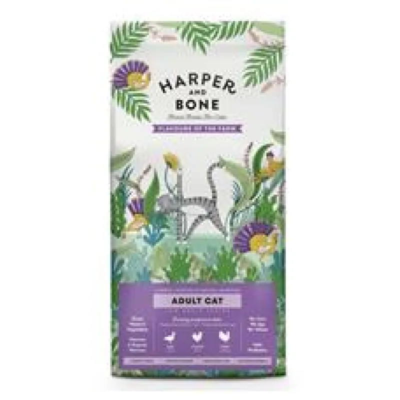 Harper and Bone Cat Adult příchutě farmy 2 kg