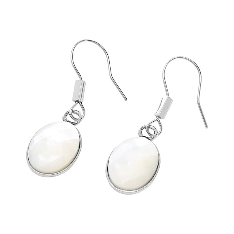 MPM Dámské ocelové nerezové náušnice 5771 - stříbrné barvy