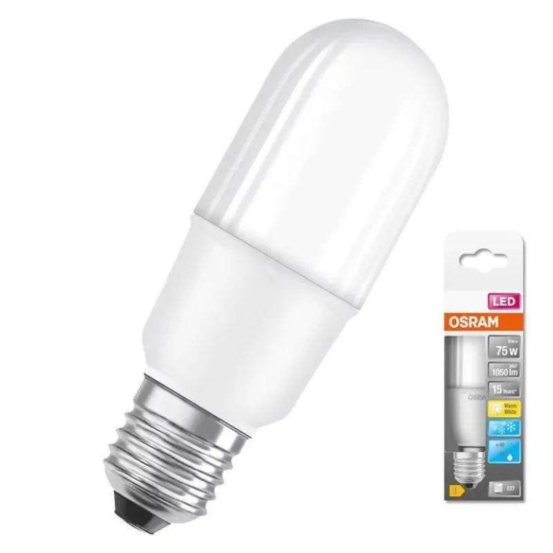 OSRAM LED STAR E27 9W/ 827 LEDSTICK75W teplá 355558,00