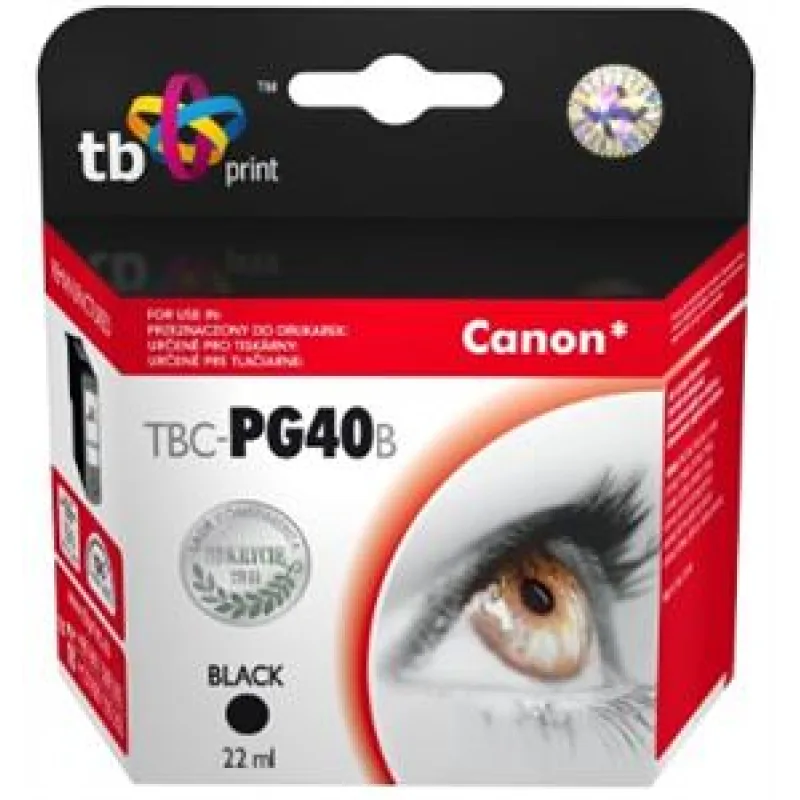 Ink. kazeta TB kompat. s Canon PG-40, 0615B001 Bk TBC-PG40B