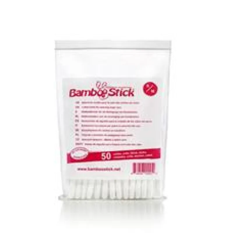 Tyčinky vatové BambooStick pro čišt. uší psů S/M 50ks