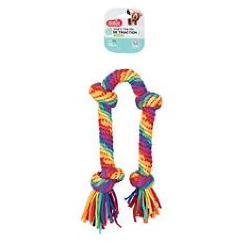 Hračka pes RAINBOW 4 Uzly 78cm Zolux 78cm