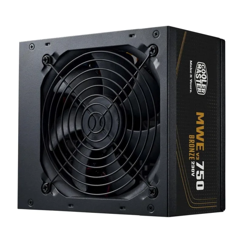 Cooler Master zdroj MWE Bronze 750W V3 240V 120mm, 80+ Bronze MPE-7501…