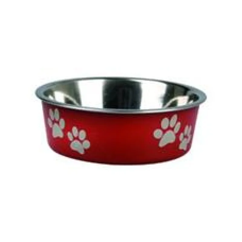 Karlie Miska nerezová s plastovým opláštěním červená 21cm 1500ml