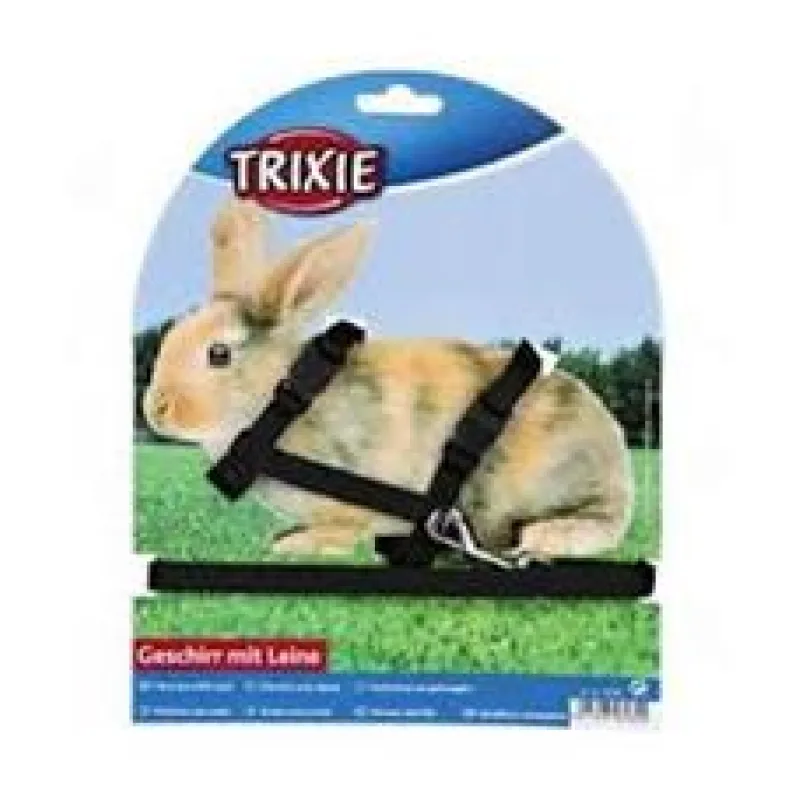 Postroj s vodítkem pro králíky, rychlouzávěry 25-44/1cm 1,25m 1 ks