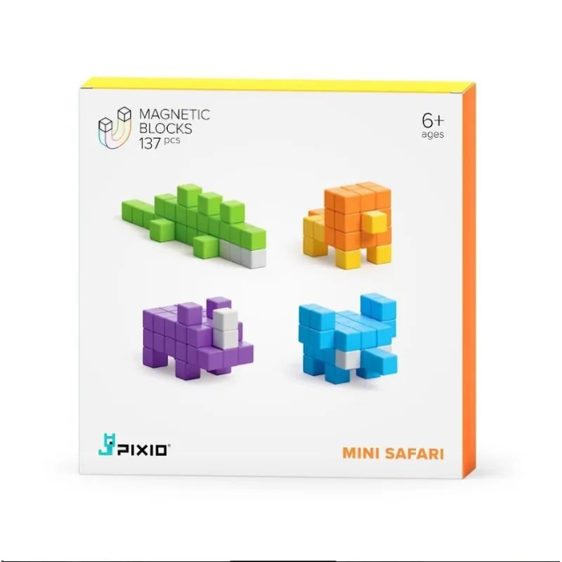 PIXIO Mini Safari magnetická stavebnice 40104