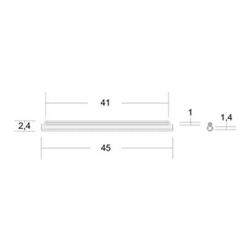 Trubičková Ochrana Optického zvaru 45mm priehľadná 100ks 35891