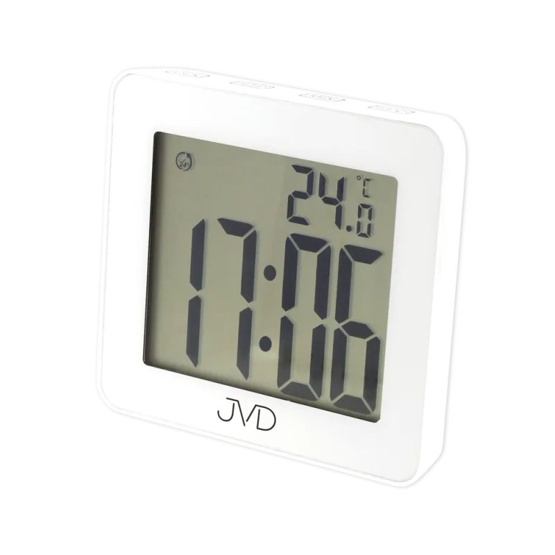 Koupelnové hodiny JVD SH8209 (do kuchyně či k bazénu) s teploměrem