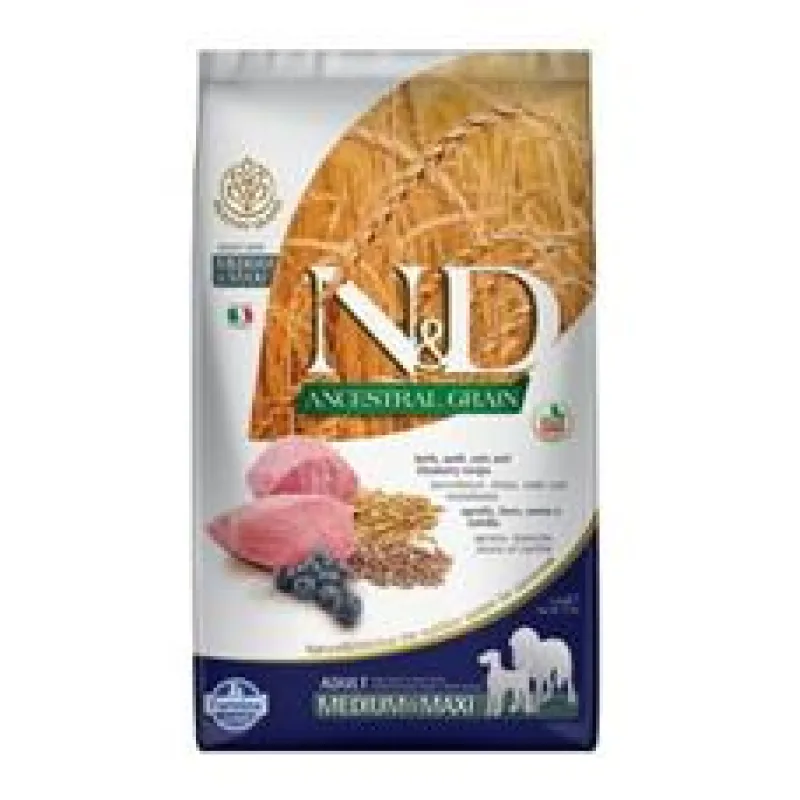 N&D LG DOG Adult M/L Lamb & Blueberry 12 kg