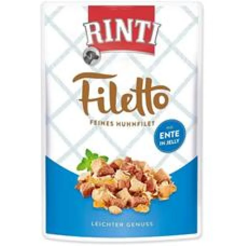 Rinti Dog Filetto kapsa kuře+kachna v želé 100 g