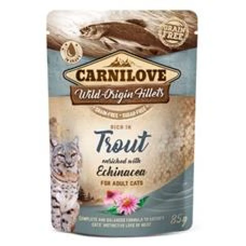 Carnilove Cat Pouch Trout Enriched & Echinacea 85 g