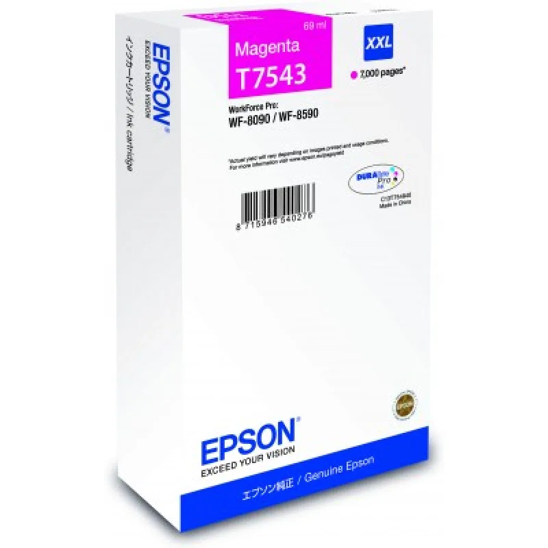 Epson atrament WF-8090/WF-8590 magenta XXL C13T754340