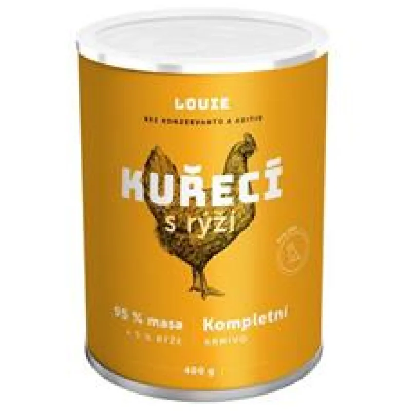 Louie konz. pro psy kuřecí s rýží 400g