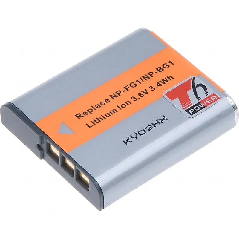 Batéria T6 power Sony NP-BG1, 950mAh, sivá DCSO0022