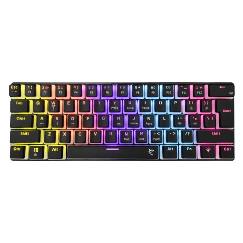 White Shark Gaming keyboard ASHIKO 2, red switch, US, black ASHIKO-2-B-US…