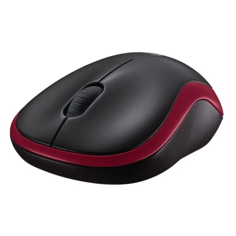 Bezdrôtová myš Logitech M185, červená 910-002240