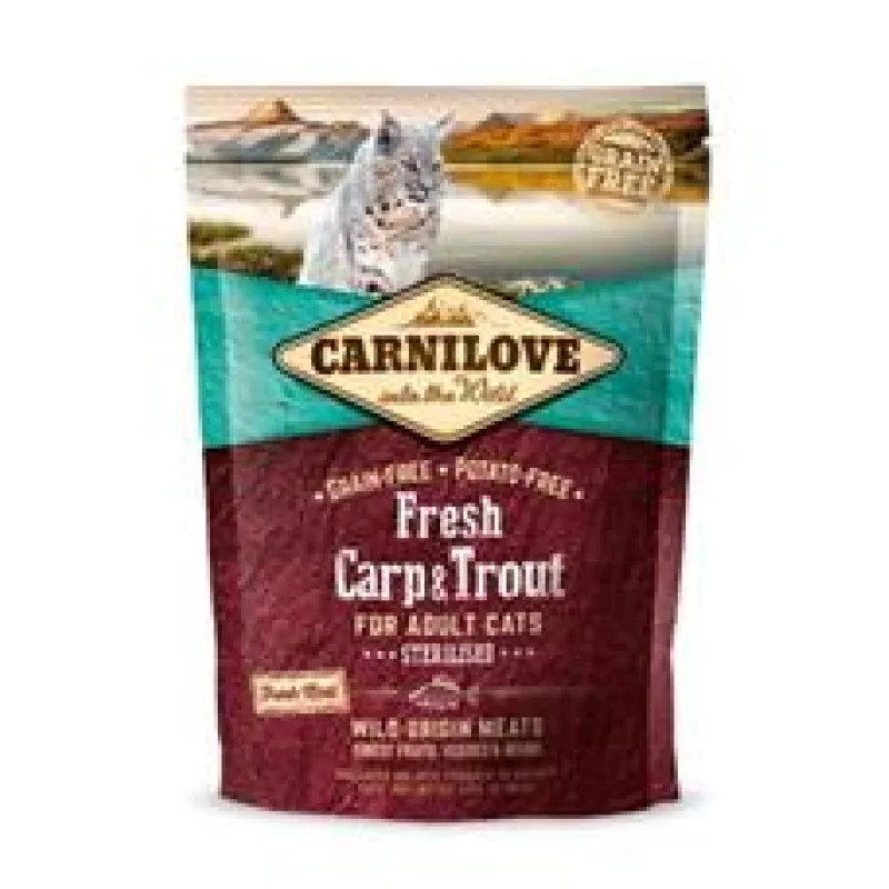 Carnilove Cat Fresh Carp & Trout Sterilised Adult 6kg