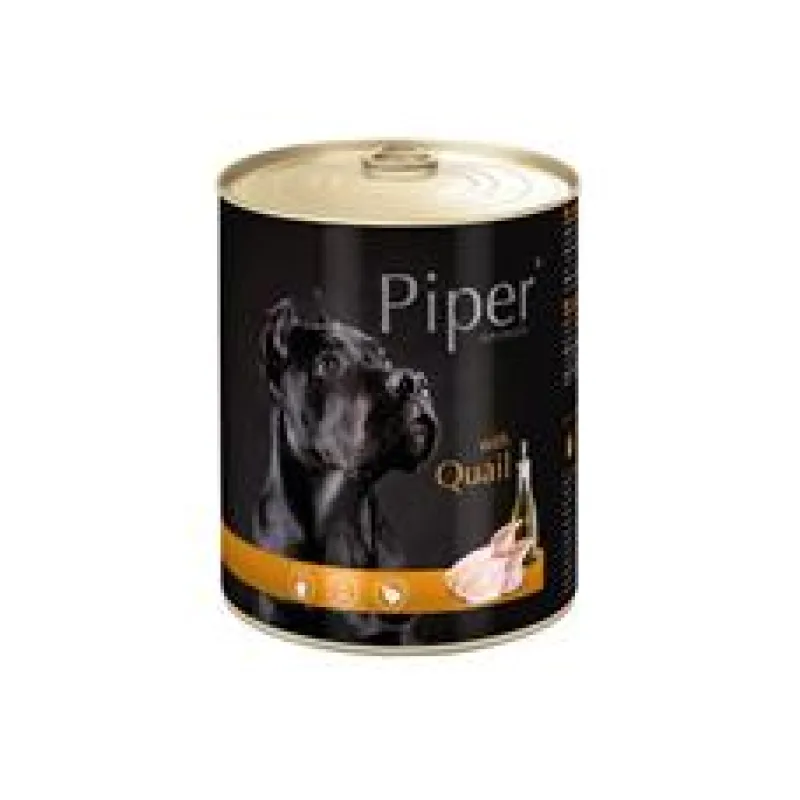 PIPER s křepelkou, konzerva pro psy 400g
