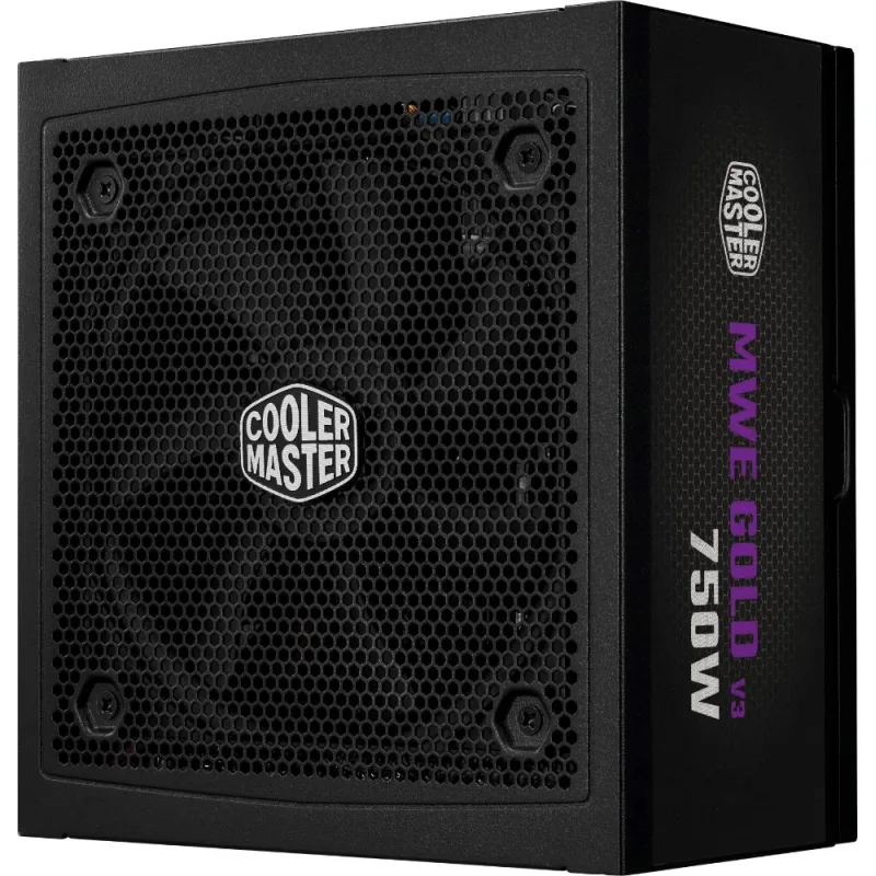 Cooler Master zdroj 750W MWE Gold 3, 120mm, 80+ Gold, Plně modulární, …