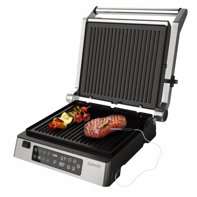 Salente FlamePro kontaktný gril s externou teplotnou sondou FLAMEPRO