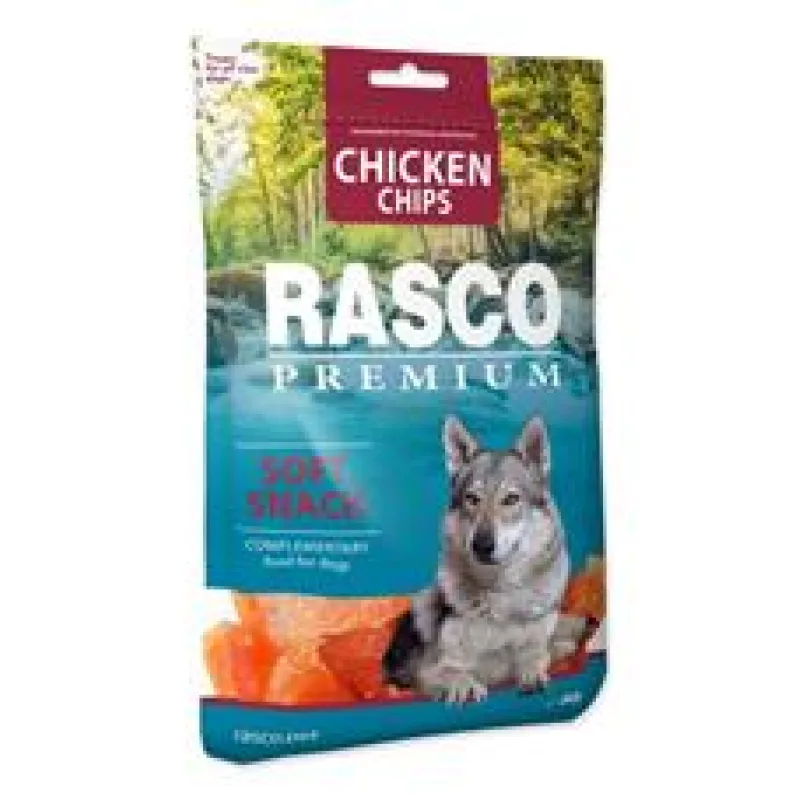 Pochoutka RASCO Premium plátky s kuřecím masem 80 g