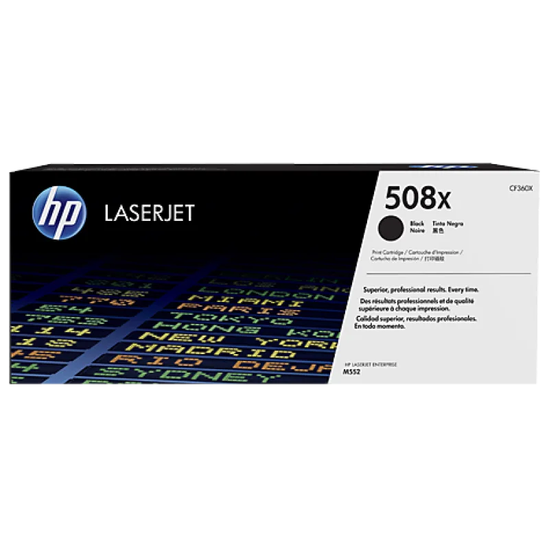 CF360X Čierna tonerová kazeta HP508X CF360X