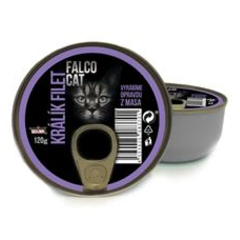 FALCO CAT králík filet, konzerva 120g
