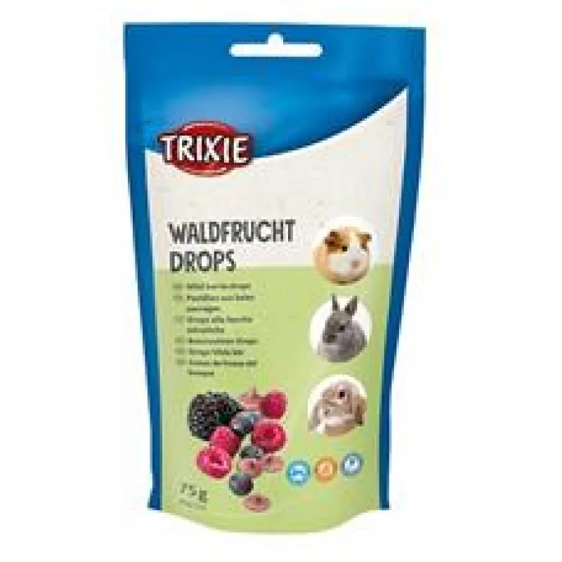 WILD BERRY drops, pamlsek pro hlodavce s lesními plody, 75 g 75g