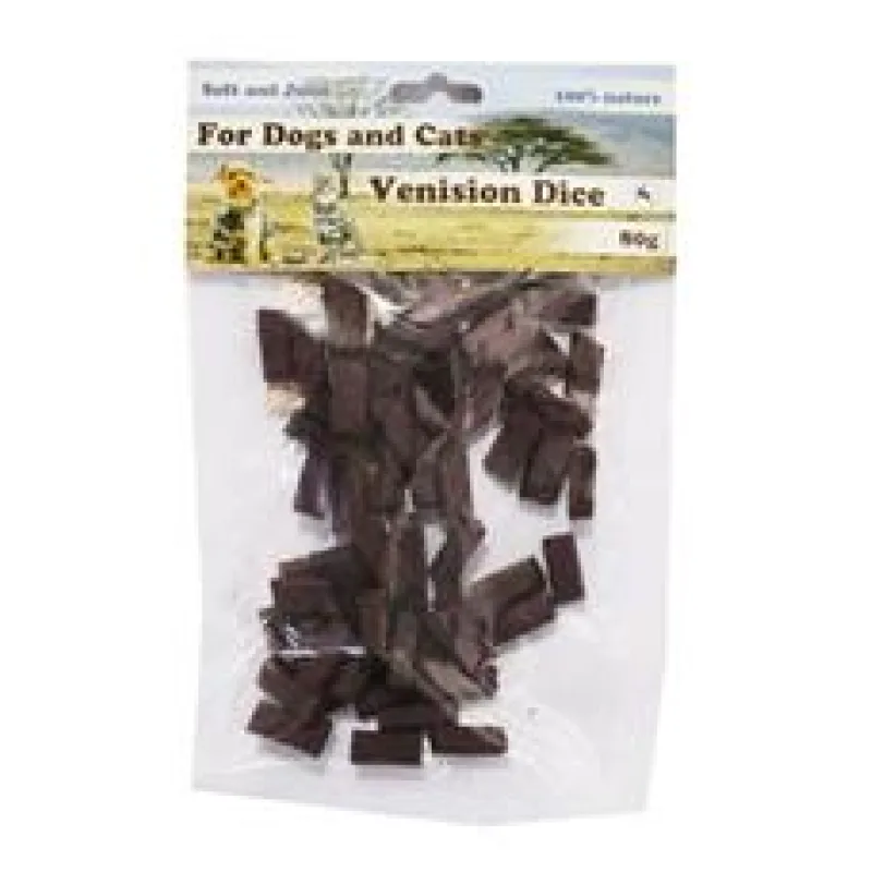 Pochoutka Zvěřinové kostky 80g