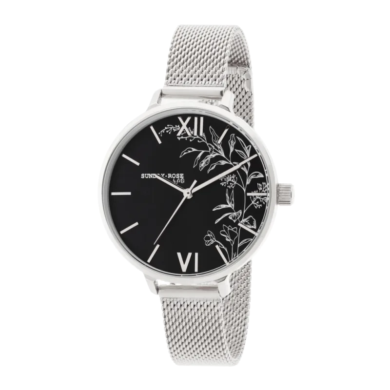 SUNDAY ROSE Dámské luxusní designové hodinky SUNDAY ROSE Dark Winter SUN-S27