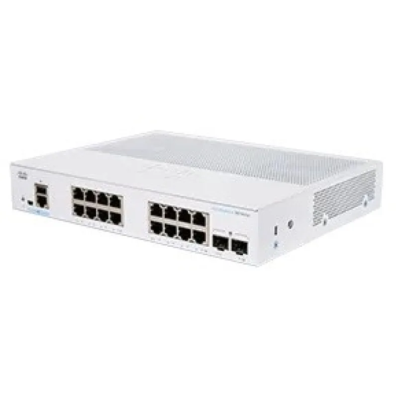 Cisco switch CBS350-16T-2G-EU (16xGbE, 2xSFP, fanless) - REFRESH CBS350…