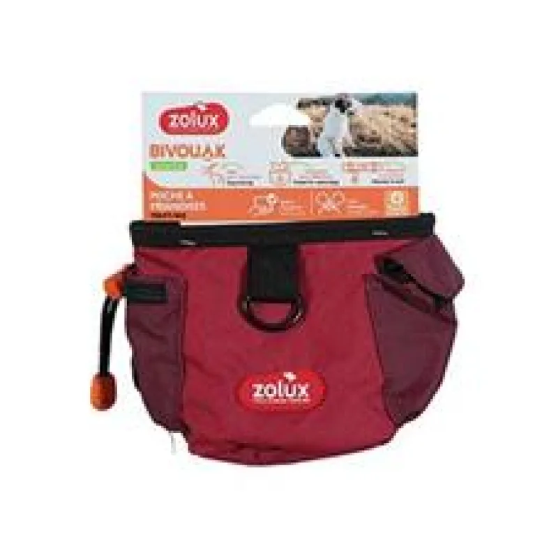 Taška na pamlsky BIVOUAK červená Zolux 1 ks červená