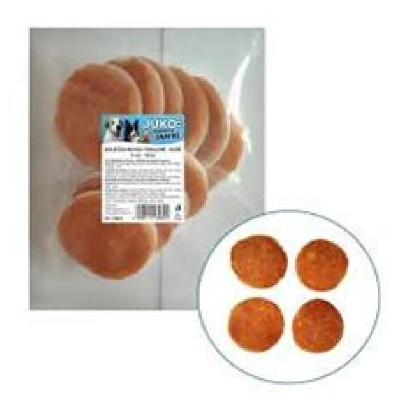 Kolečko buvolí obalené kuřecím masem JUKO Snacks 5 cm (10 ks)