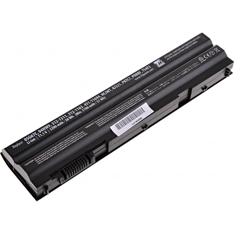 Batéria T6 Power Dell Latitude E6420, E6430, E6520, E6530, E5420, E5430,…