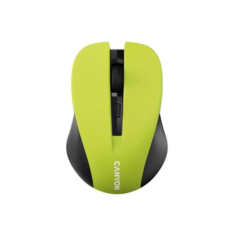Canyon MW-1, Wireless optická myš USB, 800/1000/1200 dpi, žltá CNE-CMSW1Y