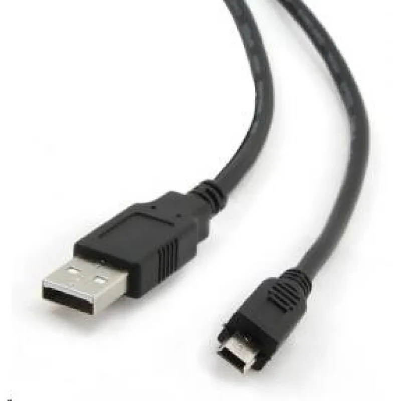 Kábel USB GEMBIRD 2.0 Prepojenie A-Mini B (5pin), pozlátené kontakty, 1…