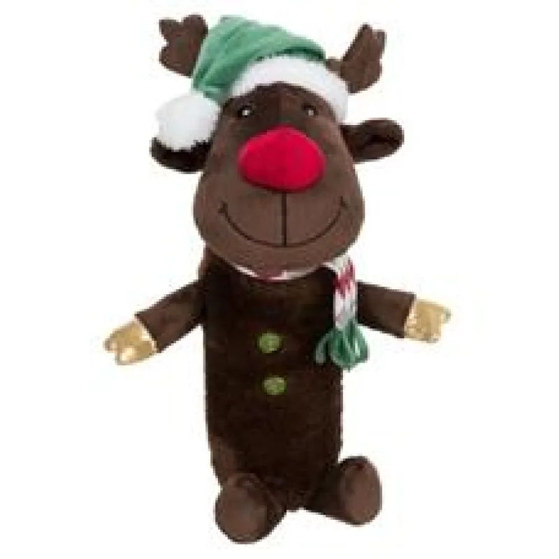 Xmas REINDEER, plyšový sob s pet lahví uvnitř 45 cm